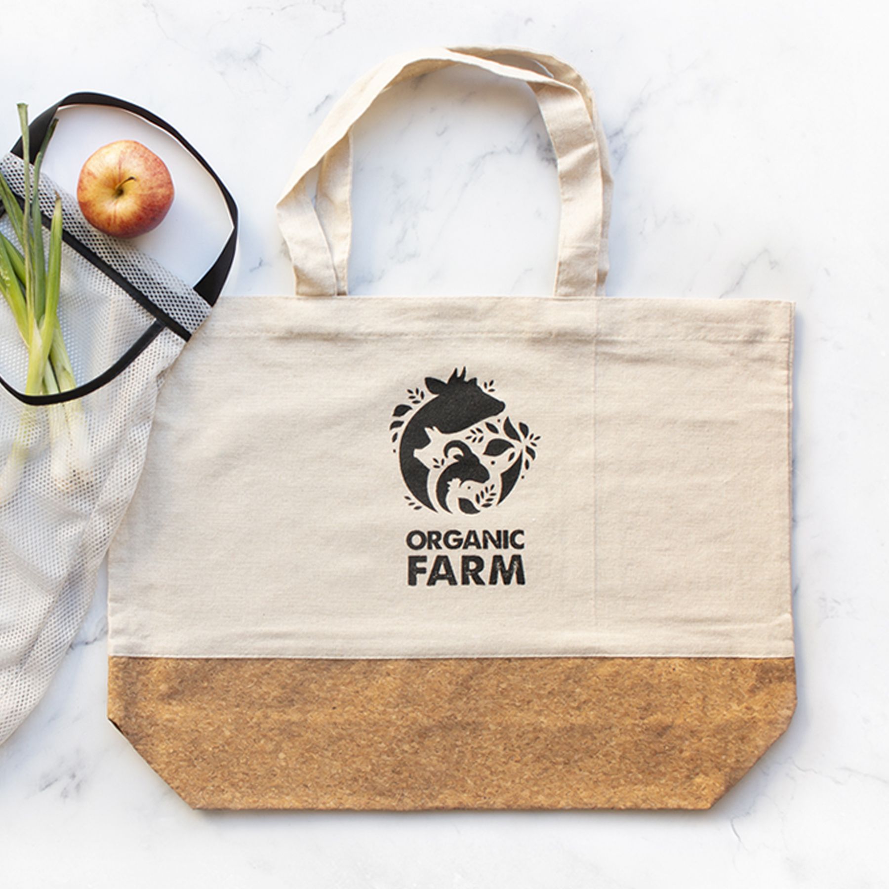 cotton and cork tote